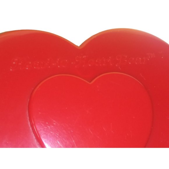 VTG Heart To Hear Yellow Bear Stuffed Animal Yellow Pajamas Stuffed Heart Plush - Picture 9 of 11